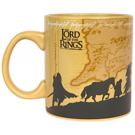 The Lord of the Rings Rohan and Gondor Map 20oz Ceramic Mug
